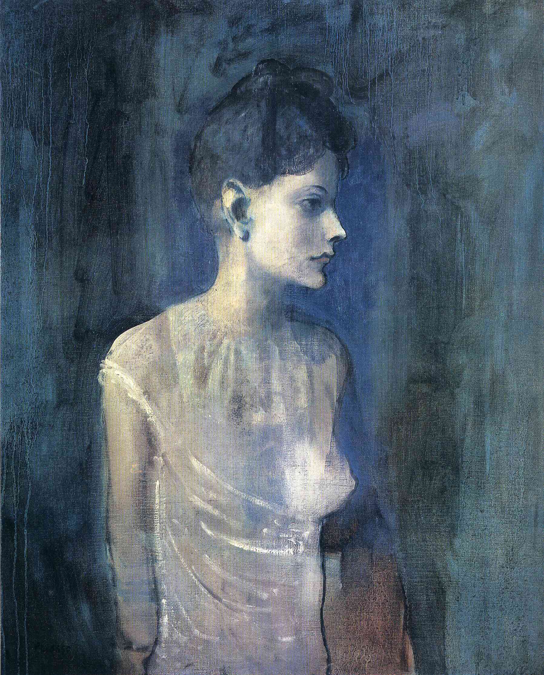 Picasso Portrait of seniora Soler. Girl in a chemise 1903